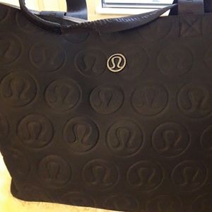 lululemon athletica yoga/gym double handle bag